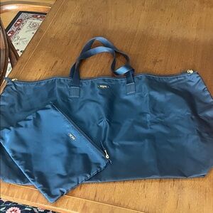 Tumi Dark Blue Carryall with Pouch